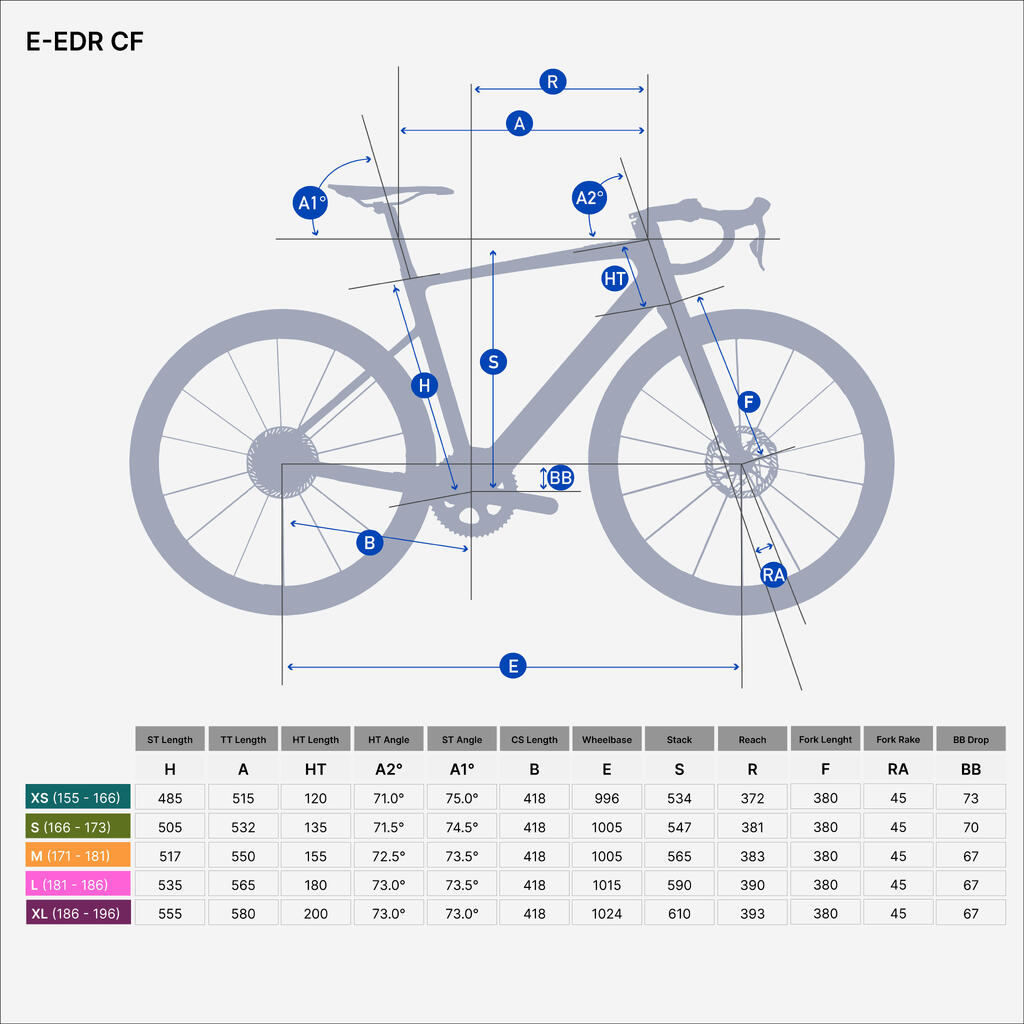 Bež električno cestno kolo E-EDR CF 105 Di2 